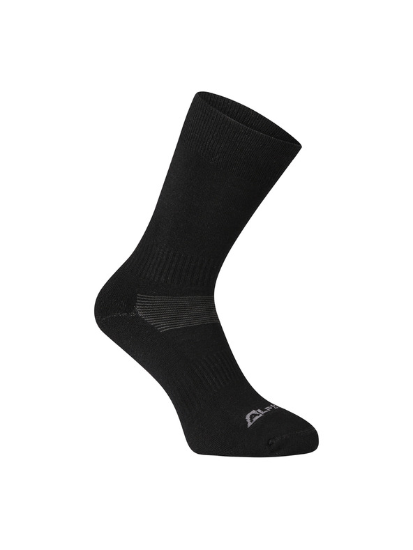 ALPINE PRO Antibakteriální ponožky z merino vlny ALPINE PRO ERATE black