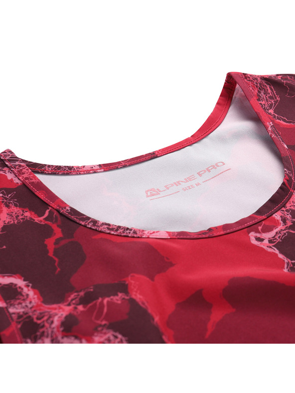 ALPINE PRO Dámské rychleschnoucí šaty s cool dry ALPINE PRO COLEENA 2 anemone varianta pe