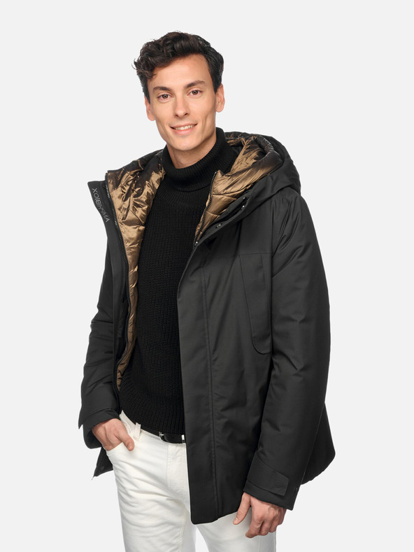 Geox Černá pánská bunda Geox Terrestre Abx