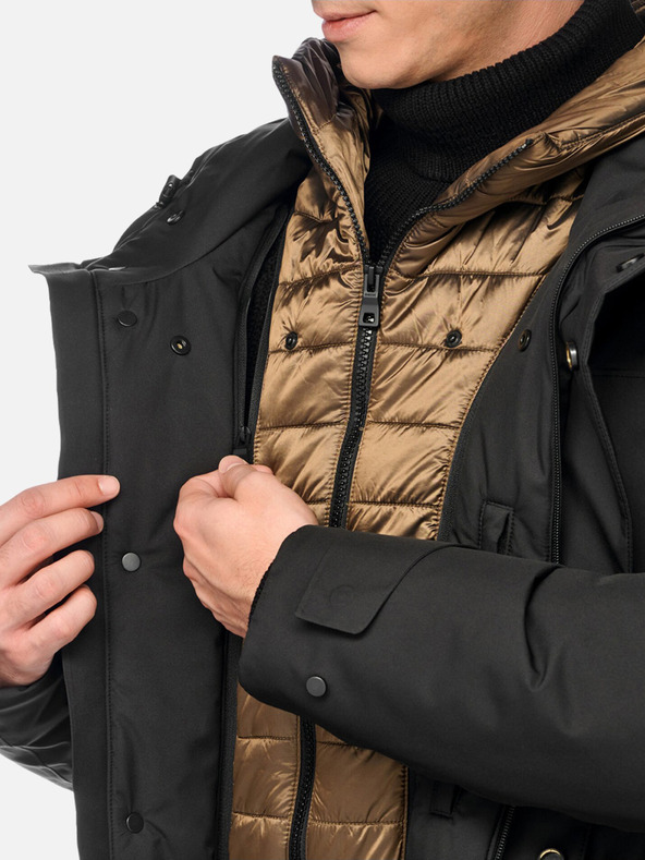 Geox Černá pánská bunda Geox Terrestre Abx