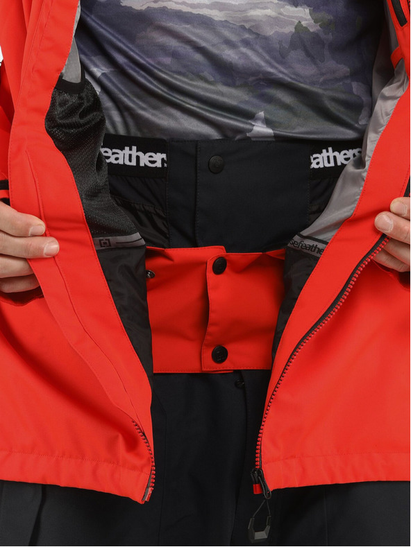 Horsefeathers Bunda Halen II - flame red velikost L HORSEFEATHERS