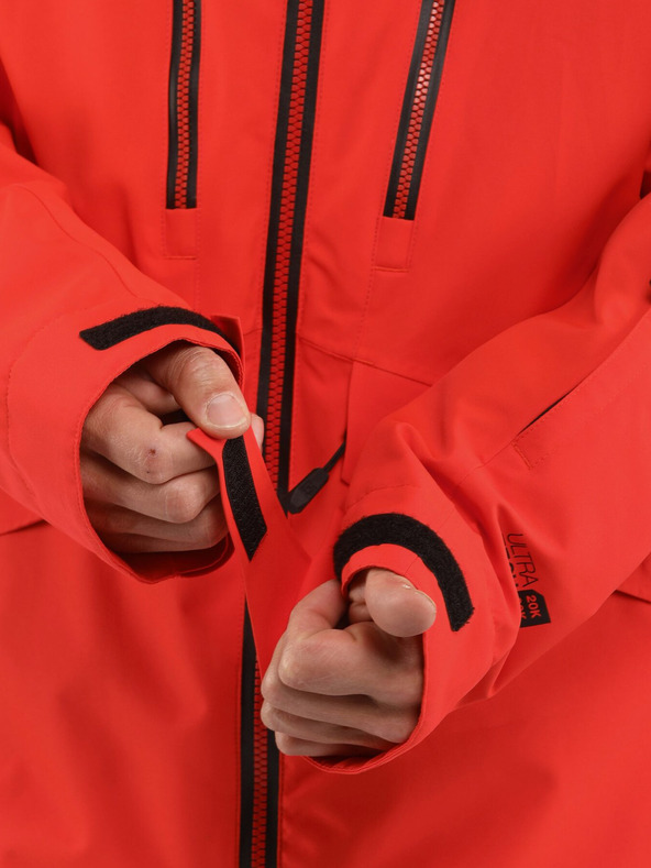 Horsefeathers Bunda Halen II - flame red velikost L HORSEFEATHERS