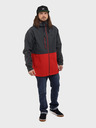 Horsefeathers Bunda Closter II - phantom/lava red velikost L HORSEFEATHERS