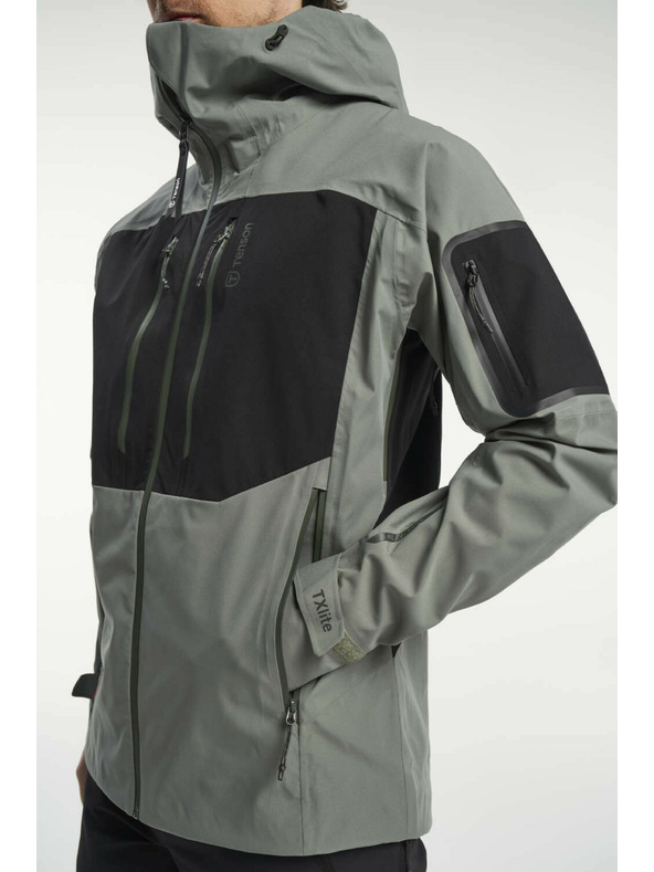 Tenson pánská outdoorová bunda TENSON TXlite Shell Jacket M šedozelená