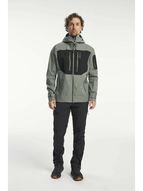 Tenson pánská outdoorová bunda TENSON TXlite Shell Jacket M šedozelená