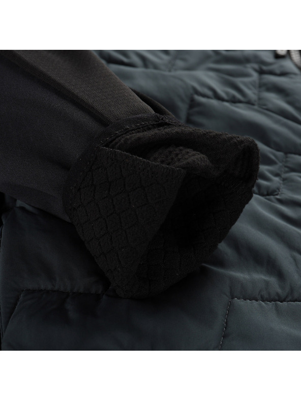 ALPINE PRO Pánská mikina z merino výplní ALPINE PRO JORW dark slate