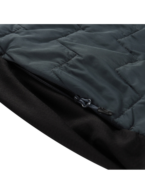 ALPINE PRO Pánská mikina z merino výplní ALPINE PRO JORW dark slate