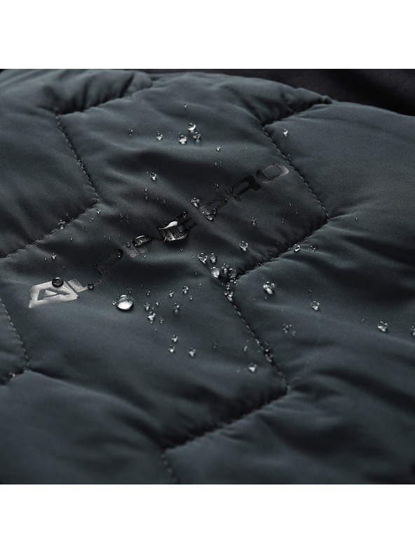 ALPINE PRO Pánská mikina z merino výplní ALPINE PRO JORW dark slate