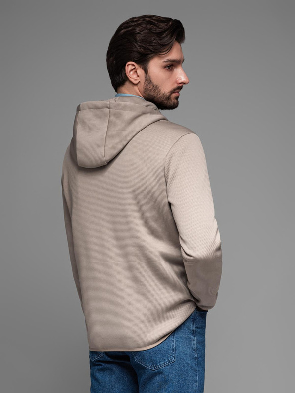 Ombre Clothing Pánská lehká barevná sportovní bunda s fleecem Ombre Clothing