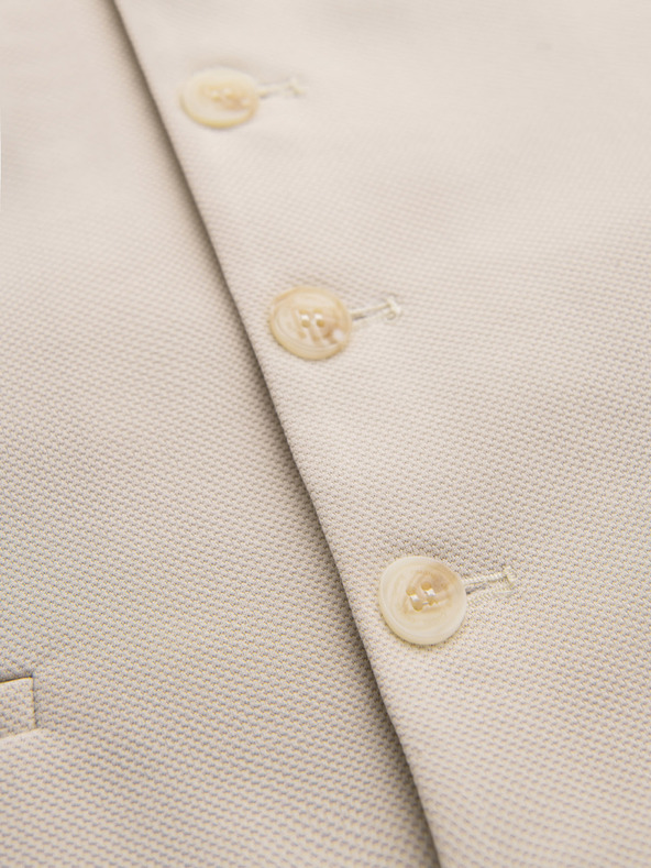 Ombre Clothing Přiléhavá elegantní pánská vesta s elastanem a klopami Ombre Clothing