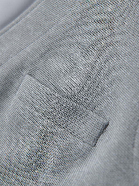 Ombre Clothing Pánská strukturovaná vesta na míru s kapsami Ombre Clothing