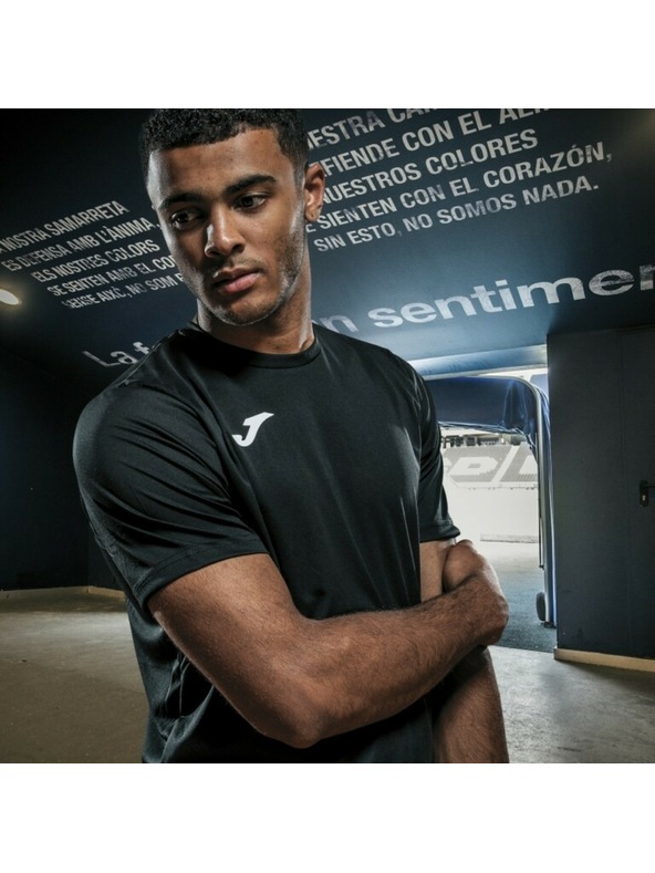 Joma Pánské/chlapecké tričko Joma T-Shirt Combi S/S Black Velikost: