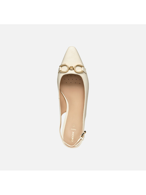 Geox Krémové dámské baleríny Geox Giselda 15