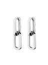 Rosefield Rosefield náušnice stříbrné barvy Dual Hoops JEDHS-J586