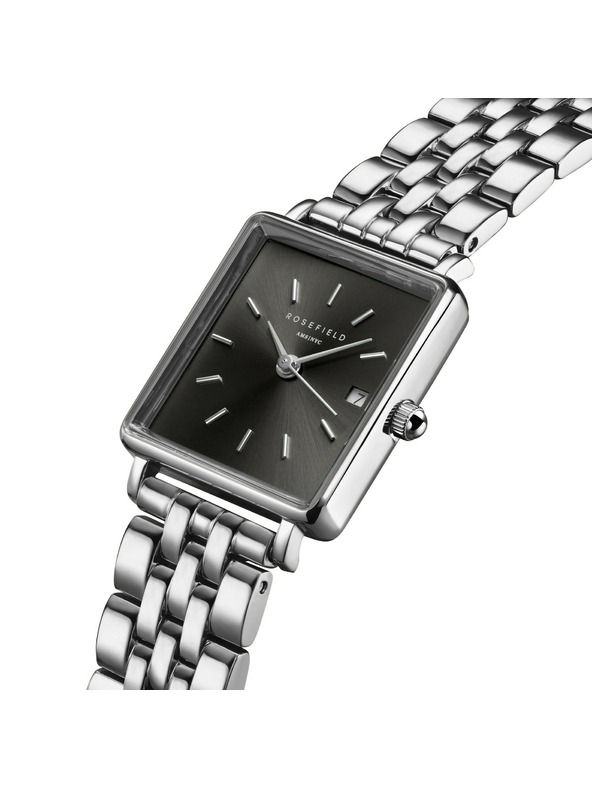 Rosefield Dámské hodinky Rosefield Boxy XS Grey BGSSS-Q051