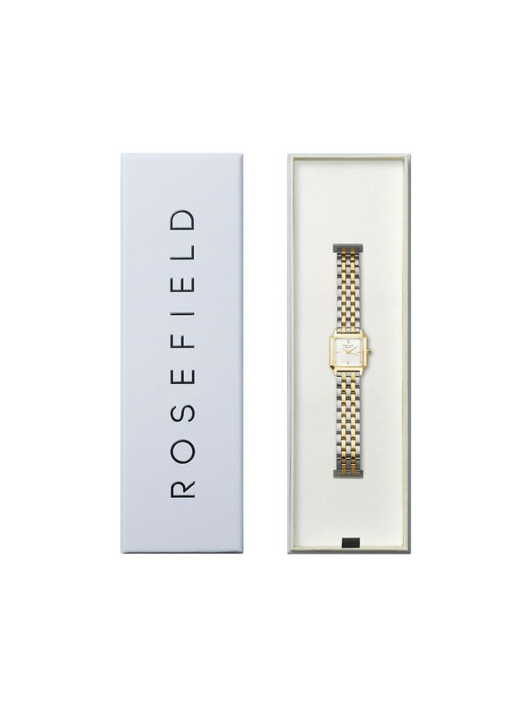Rosefield Dámské hranaté hodinky Rosefield Boxelle BWDSG-B03