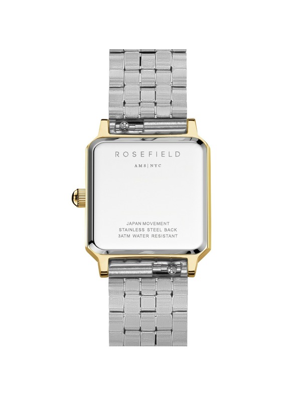 Rosefield Dámské hranaté hodinky Rosefield Boxelle BWDSG-B03