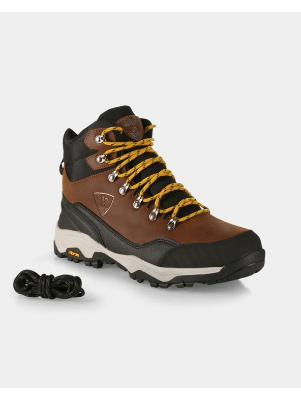 Kilpi Outdoorová vysoká obuv Kilpi TRACKER HIGH WP-U Hnědá
