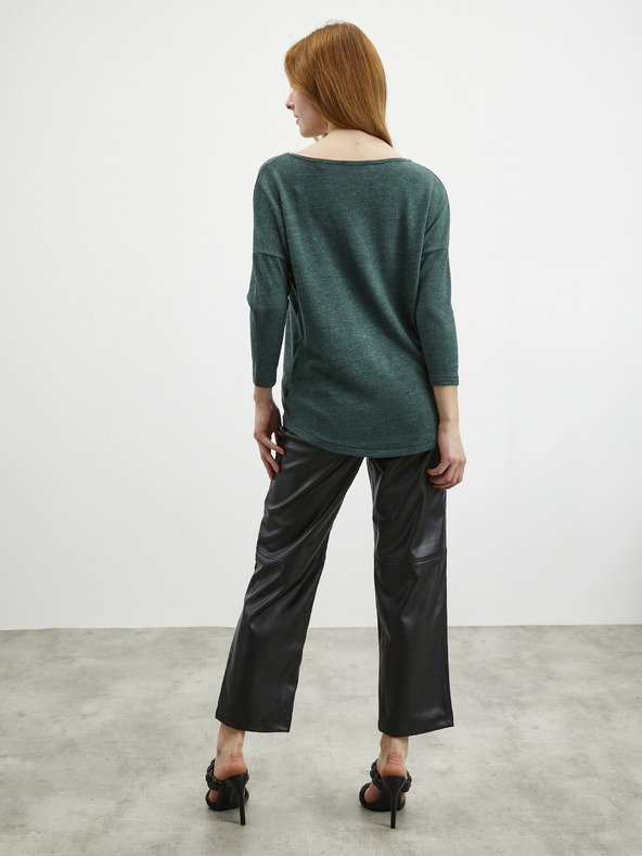 ZOOT.lab Tmavě zelené dámské úpletové tričko ZOOT.lab Aria