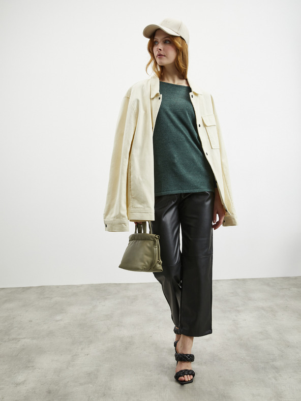 ZOOT.lab Tmavě zelené dámské úpletové tričko ZOOT.lab Aria