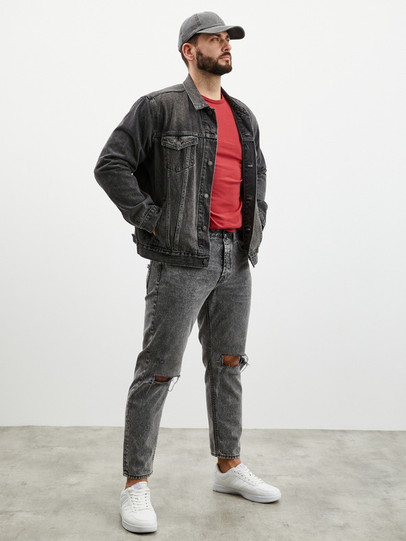 ZOOT.lab Červené pánské tričko s dlouhým rukávem ZOOT.lab