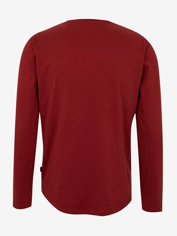 ZOOT.lab Červené pánské tričko s dlouhým rukávem ZOOT.lab