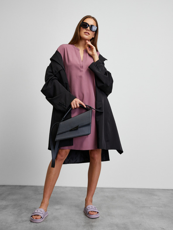 ZOOT.lab Starorůžové basic šaty ZOOT.lab Tully