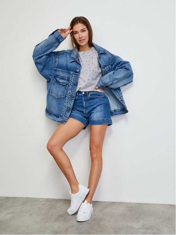 ZOOT.lab Světle šedé vzorované tričko ZOOT.lab Runa