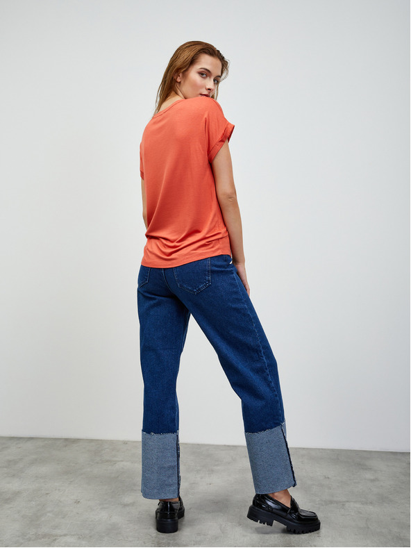 ZOOT.lab Korálové dámské žíhané basic tričko ZOOT.lab Adriana 2