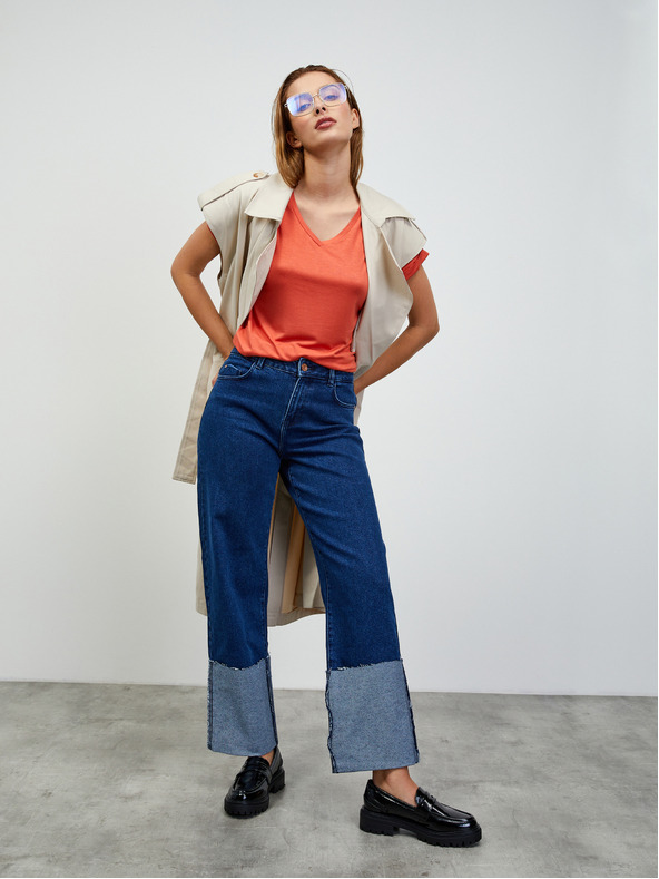 ZOOT.lab Korálové dámské žíhané basic tričko ZOOT.lab Adriana 2