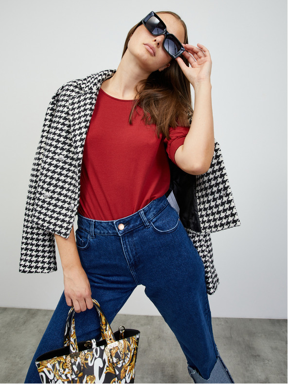 ZOOT.lab Červené dámské basic tričko ZOOT.lab Shia