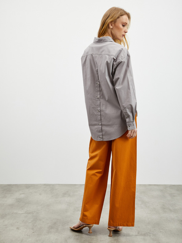 ZOOT.lab Světle šedá dámská oversize košile ZOOT.lab Rosalinde