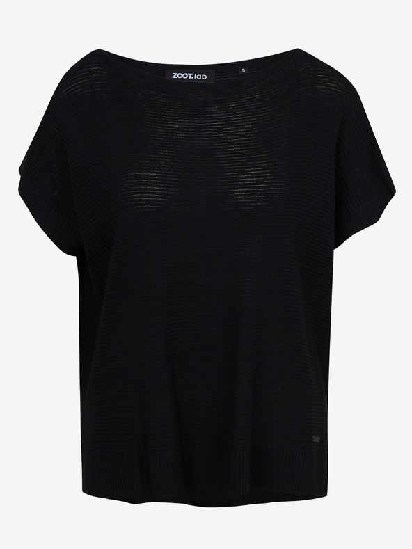 ZOOT.lab Černá dámská svetrová vesta s příměsí lnu ZOOT.lab Danae