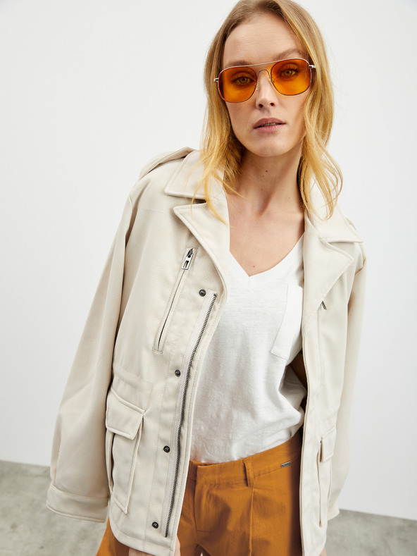 ZOOT.lab Oranžové dámské široké kalhoty ZOOT.lab Tersita