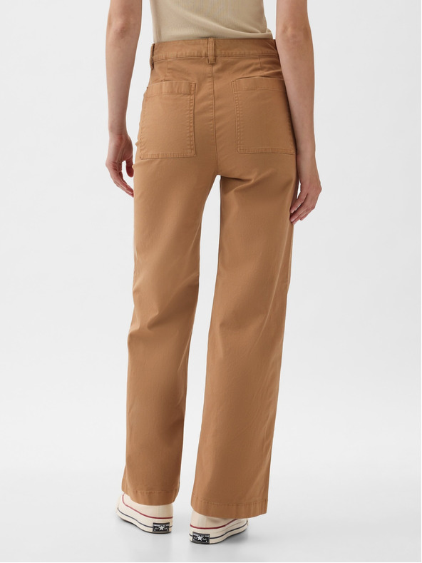 GAP Kalhoty Khaki Wide GAP