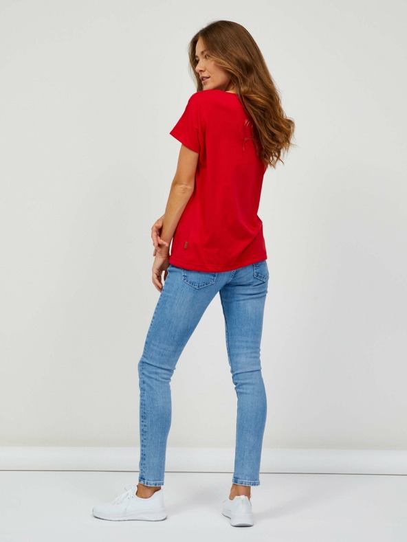 Sam 73 Červené dámské tričko SAM 73 Kaufi