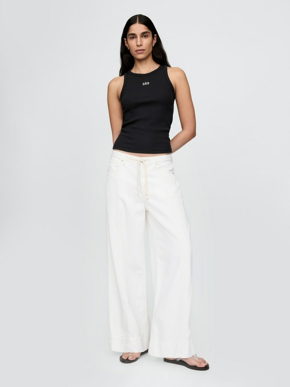 GAP Žebrovaný top s logem Americana GAP