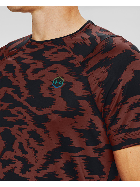 Under Armour Pánské kompresní tričko Under Armour HG Rush Fitted SS Printed