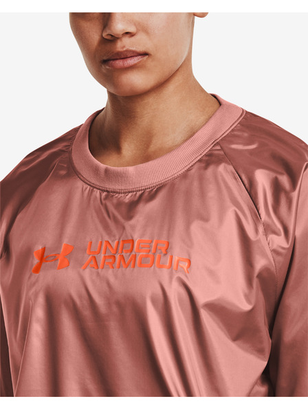 Under Armour Dámská mikina Under Armour Recover Storm Woven Shine Crew
