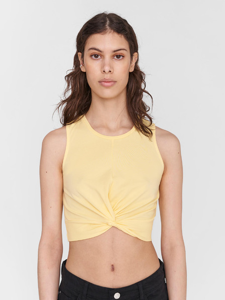 Noisy May Žlutý crop top Noisy May Twiggi