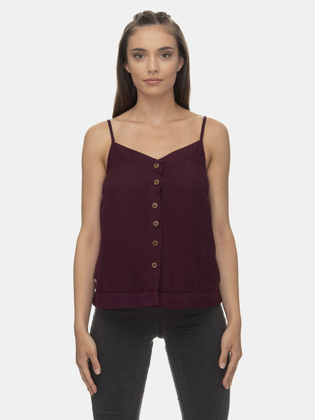 Ragwear Vínový lněný top Ragwear Antolia