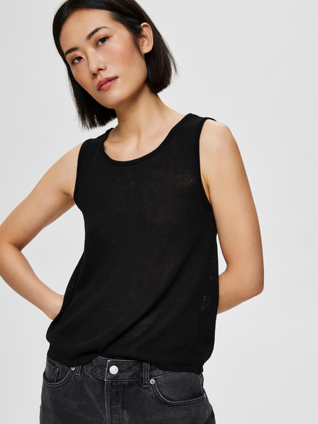 Selected Femme Černý top Selected Femme Moon