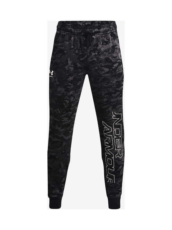 Under Armour Pánské tepláky Under Armour RIVAL FLC CAMO SCRIPT JGR