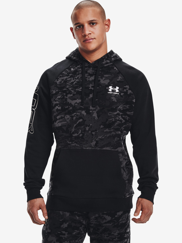 Under Armour Pánská mikina Under Armour RIVAL FLC CAMO SCRIPT HD