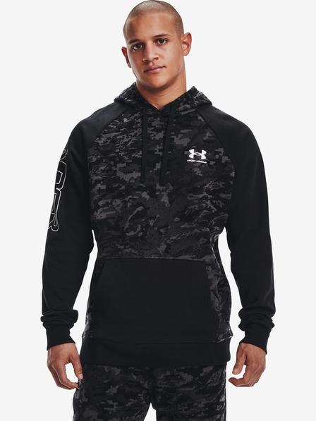 Under Armour Pánská mikina Under Armour RIVAL FLC CAMO SCRIPT HD