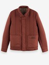 Scotch & Soda Hnědo-béžová pánská oboustraná bunda Scotch & Soda