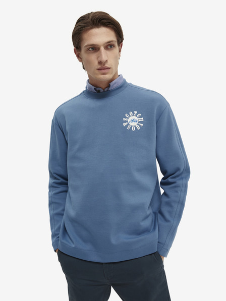 Scotch & Soda Modrá pánská mikina Scotch & Soda