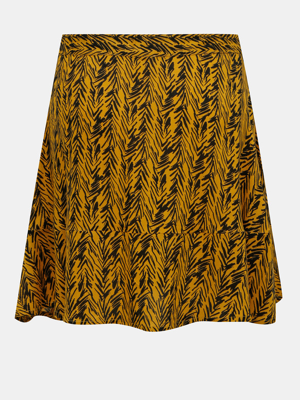 Noisy May Oranžová vzorovaná sukně Noisy May Beagle