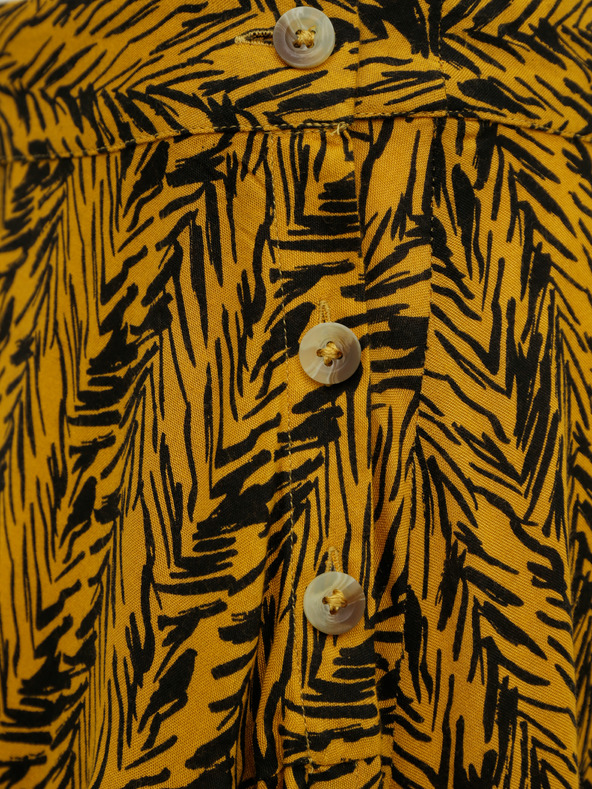 Noisy May Oranžová vzorovaná sukně Noisy May Beagle