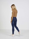 Pepe Jeans Tmavě modré skinny fit džíny Pepe Jeans Lola Zip